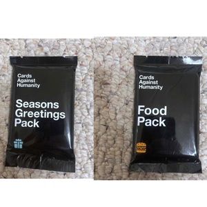 ♣️NWT! Cards Against Humanity Food & Seasons Packs
